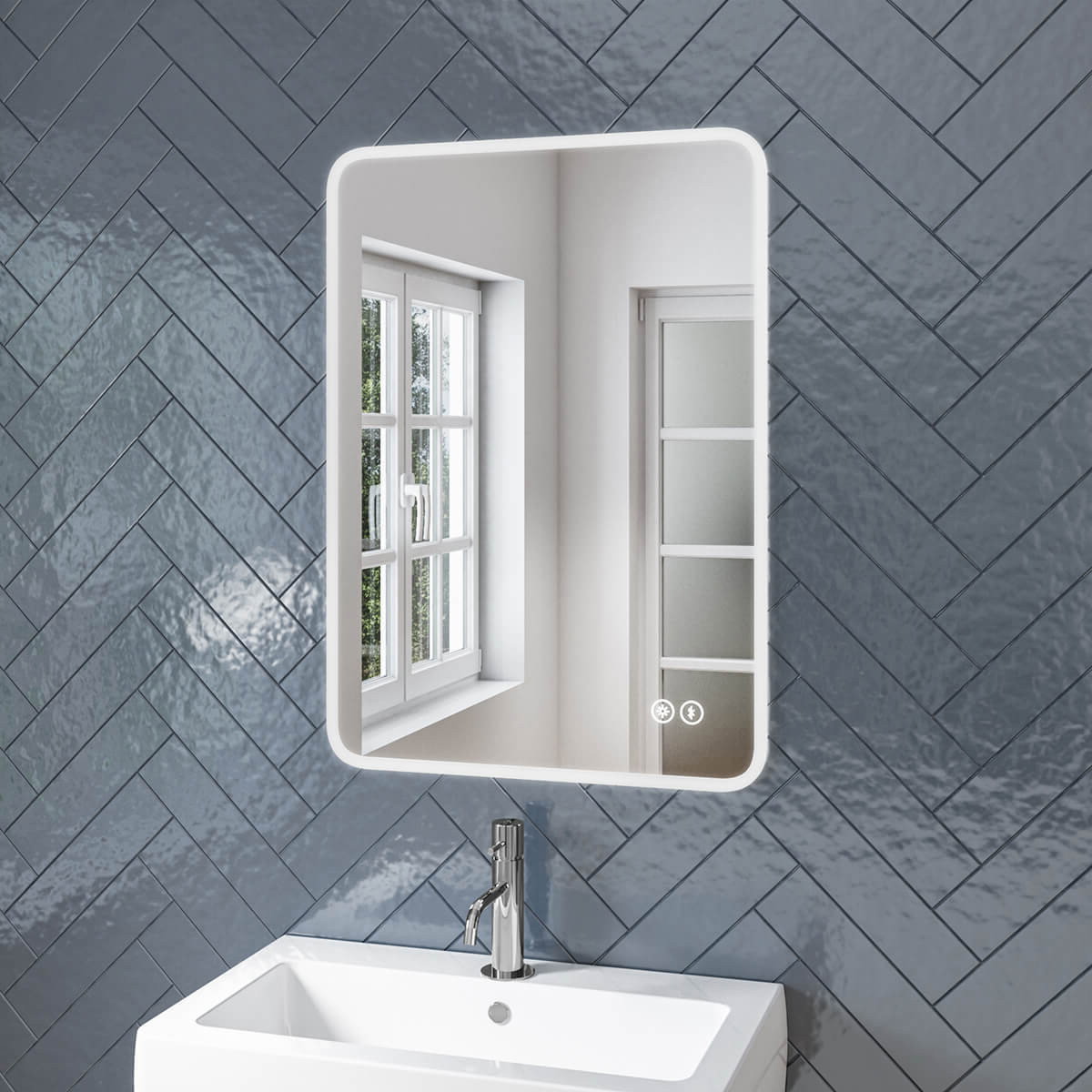 Stream 700 x 500 bluetooth LED mirror