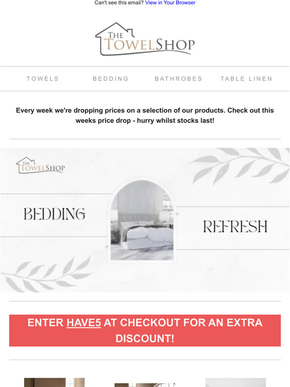 🚨BEDDING REFRESH - SAVE 35%🚨