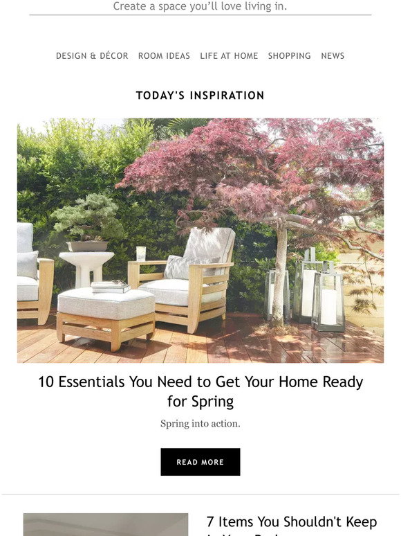 MyDomaine: 10 Essentials You Need to Get Your Home Ready for Spring ...