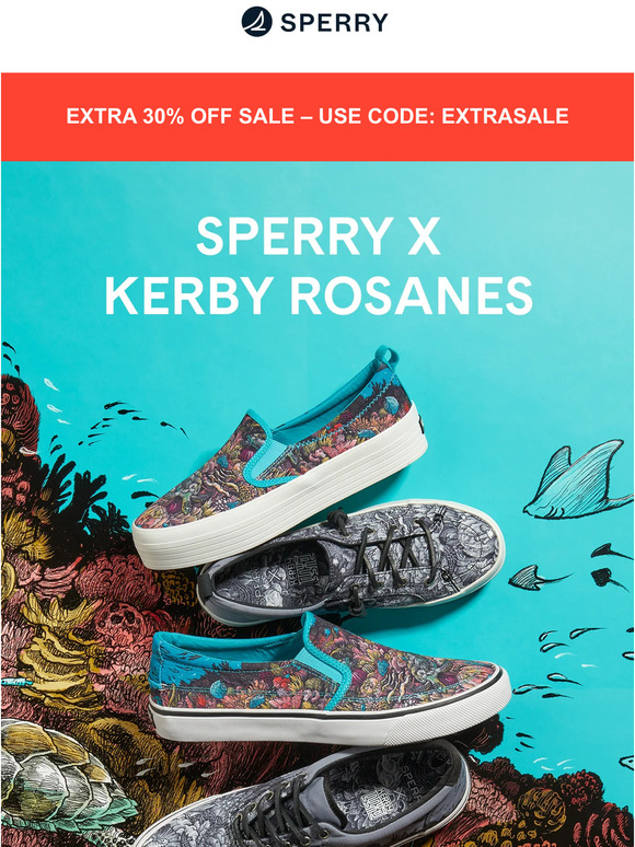 Sperry Sperry x Kerby Rosanes Our newest and most intricate collab. Milled