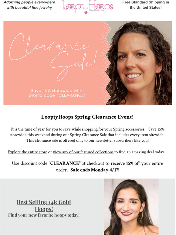 Spring Clearance Sale - On Everything!
