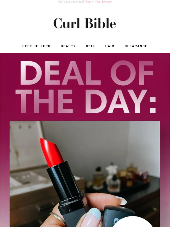 Feel glamorous with just one stroke of red 💋
