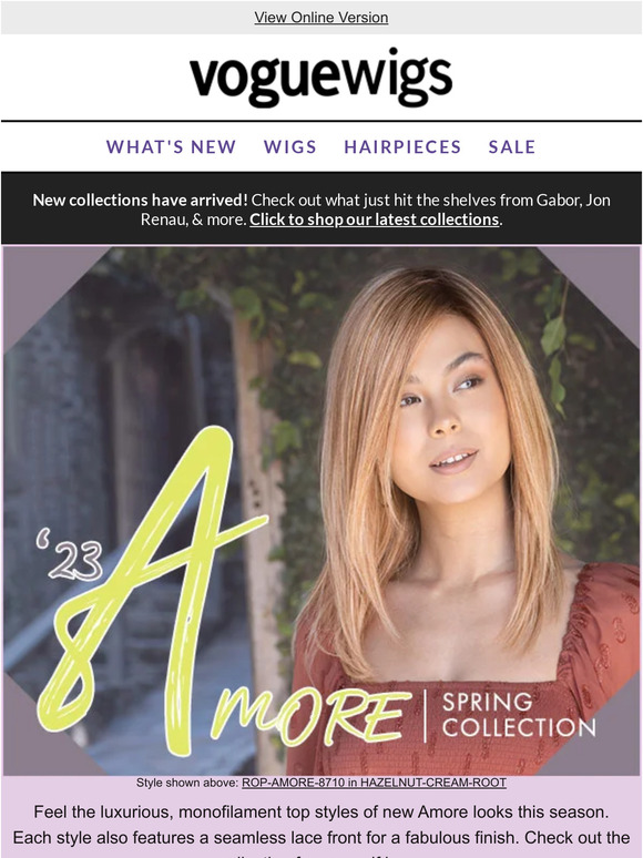 Vogue Wigs Fresh Looks From Amore Are Here Milled