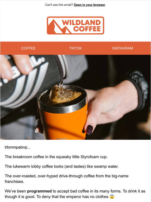 Don’t settle for less-than-insanely-good coffee 🙅