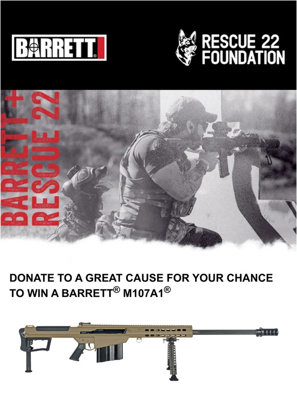 Your chance to win a Barrett M107A1