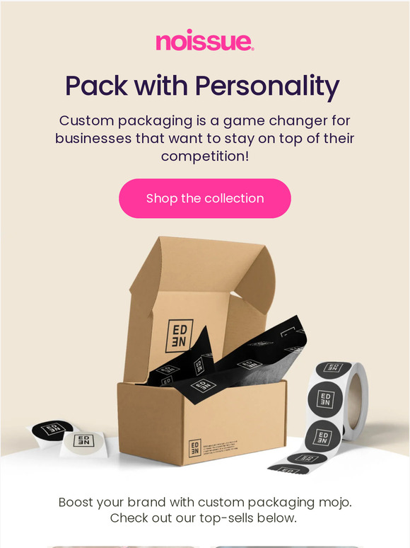 Get Ahead - Personalize Your Packaging! 🌟