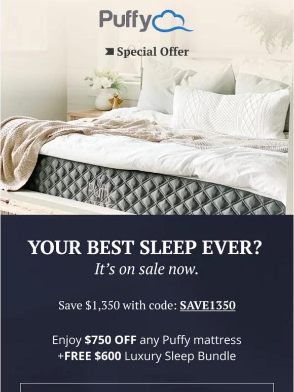 Puffy Mattress: Upgrade Your Sleep Now. Pay Later. | Milled