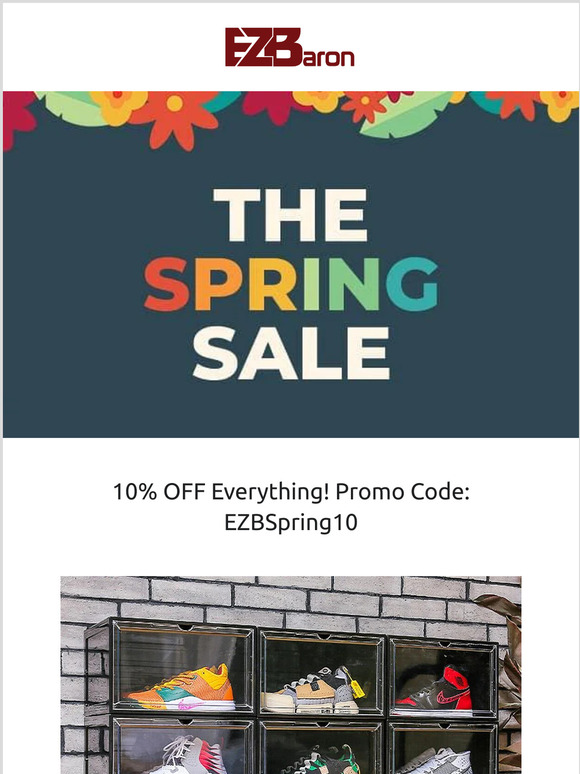 ⚡The Spring Sale - Use promo code: EZBSpring10⚡