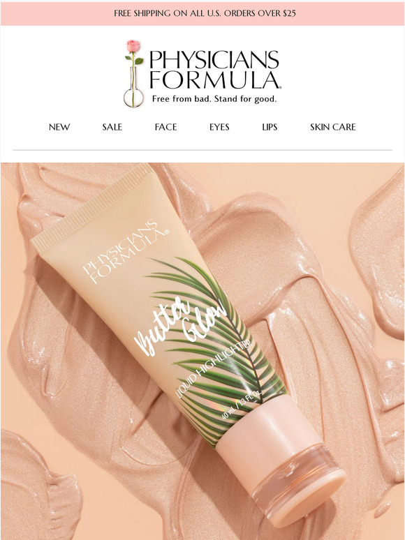 Physicians Formula Glow Up with Butter Glow Liquid Highlighter! Milled