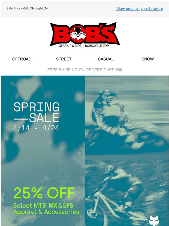 Fox Racing Spring Sale⚡Save 25%