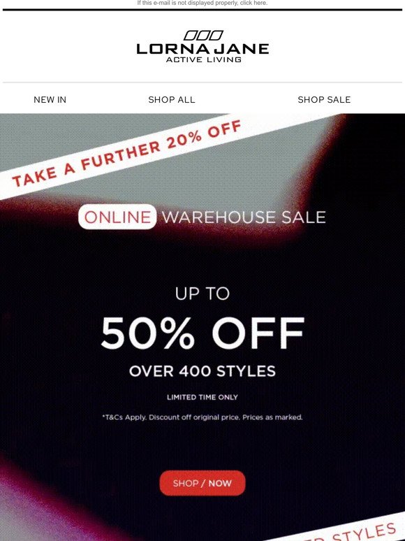 Online Warehouse Sale just got BIGGER!