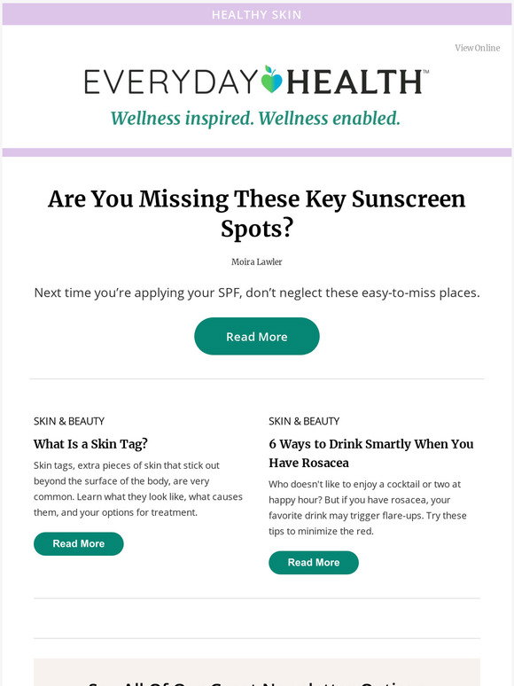 LIfescript: Are You Missing These Key Sunscreen Spots? | Milled