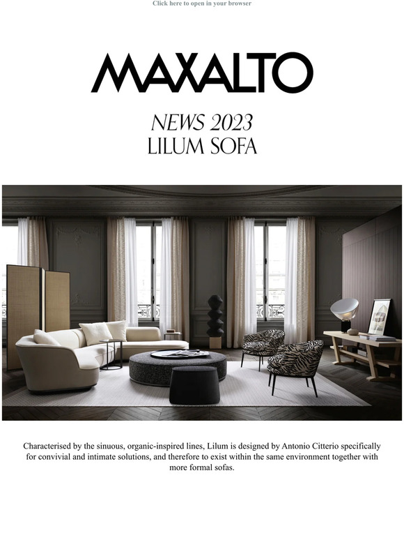 B&B Italia: Maxalto / News 2023 / Lilum | Milled