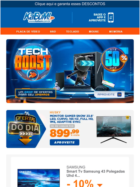 🔥  (6) Ofertas para SEXTAR com até 50% OFF no KaBuM! Aproveite!