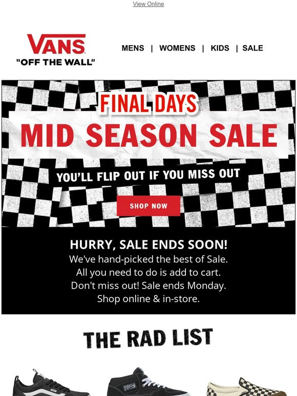 🏁 Final Days! Sale Ends Soon.