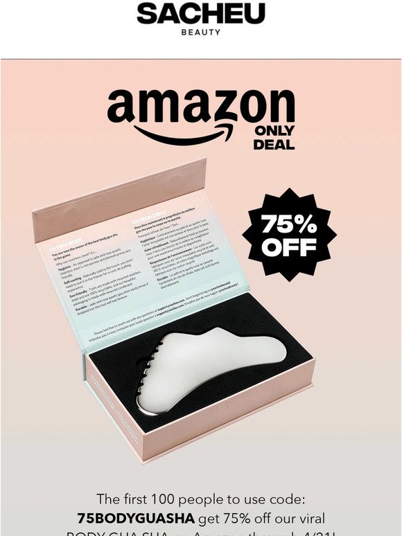 The Viral BODY GUA SHA is ON SALE! 🚨