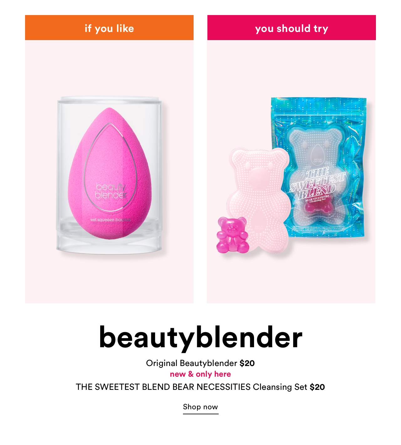 Beautyblender The Sweetest Blend Bear Necessities Cleansing Set