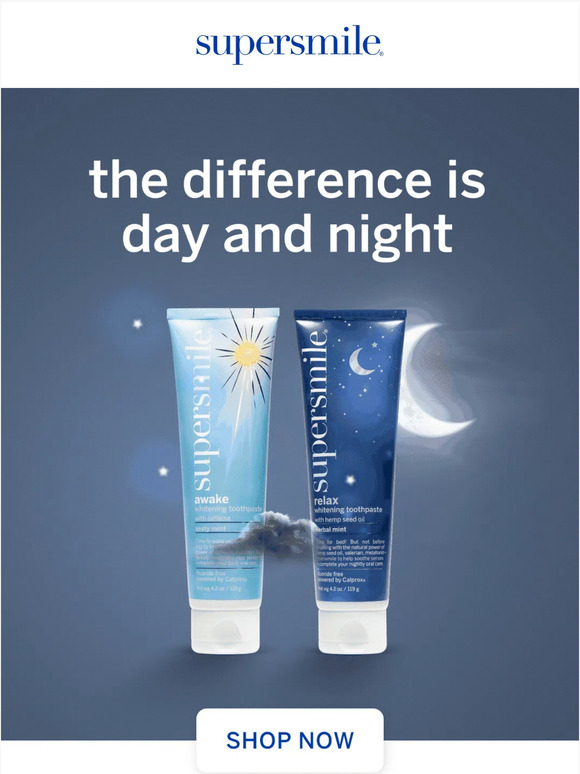Brighten Up with Awake or Relax Toothpastes
