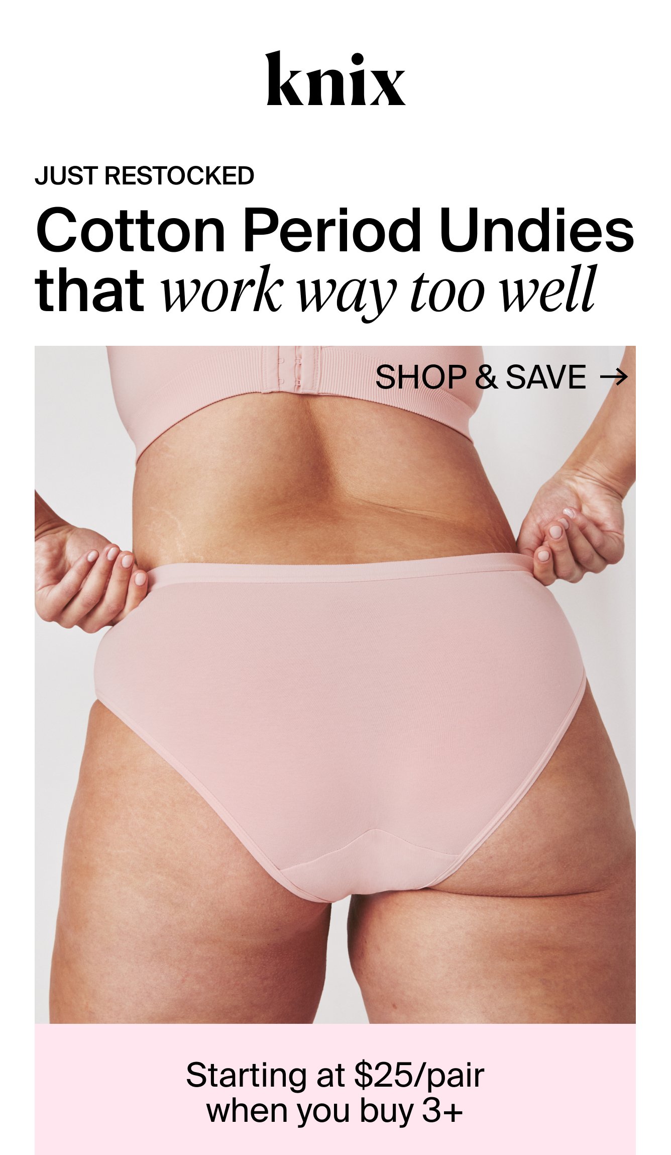 How to Shop the Knix Warehouse Sale for Deals on Period Underwear
