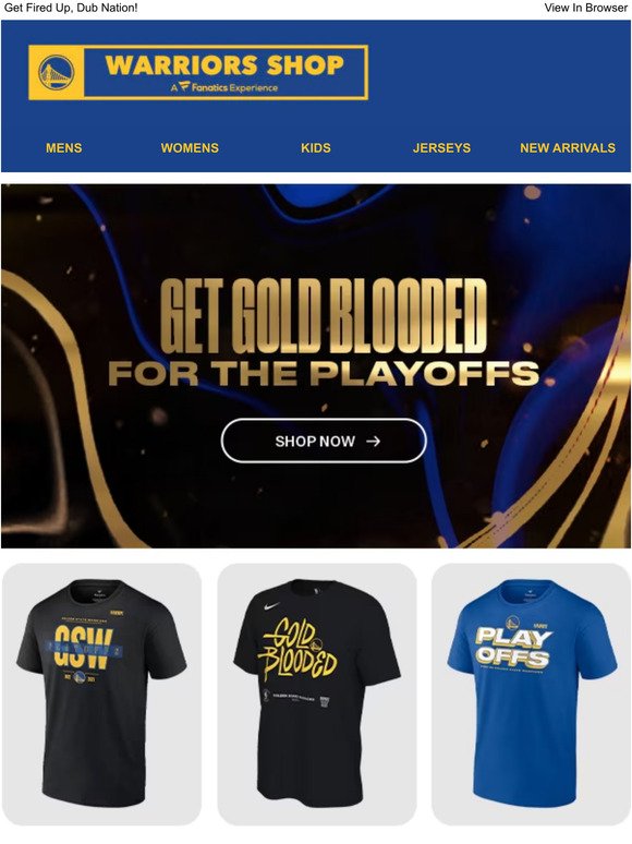 Golden State Warriors Dubnation Gold Blooded shirt, hoodie