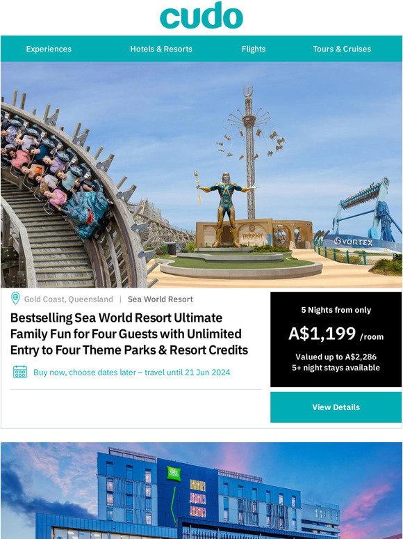 Cudo More to explore from 349! Mermaid Waters Hotel Gold