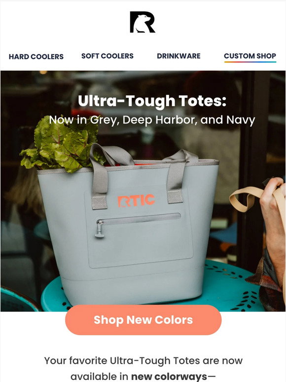 RTIC: New Ultra-Tough Tote Colors | Milled