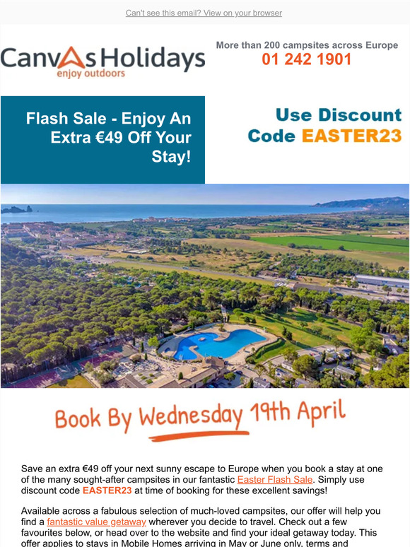 Flash Sale - Enjoy An Extra €49 Off Your Stay!