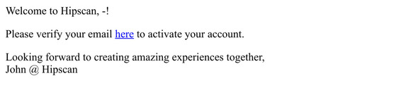 Verify your email, —