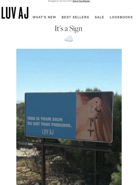 It's a Sign ☁️