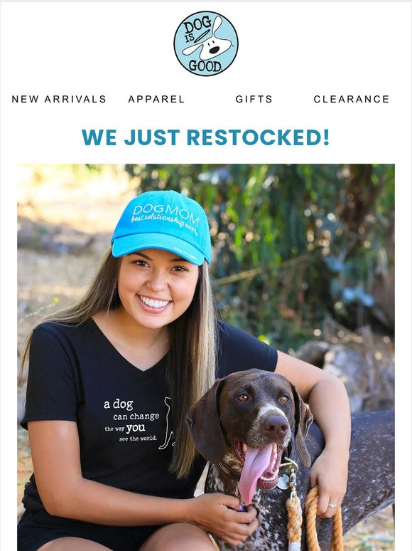 🤗 RESTOCK: Just In Time for Dog Mom Day!