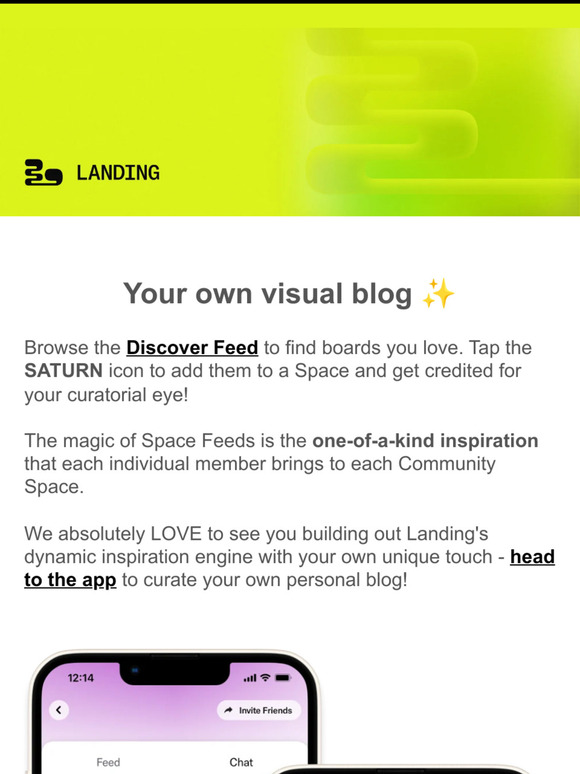 Curate your personal visual blog ✨