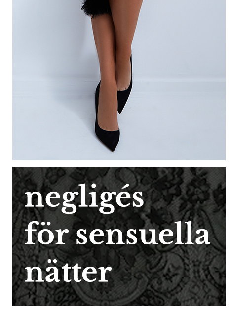 Negligé + stringtrosa i 2-pack, spets och mesh