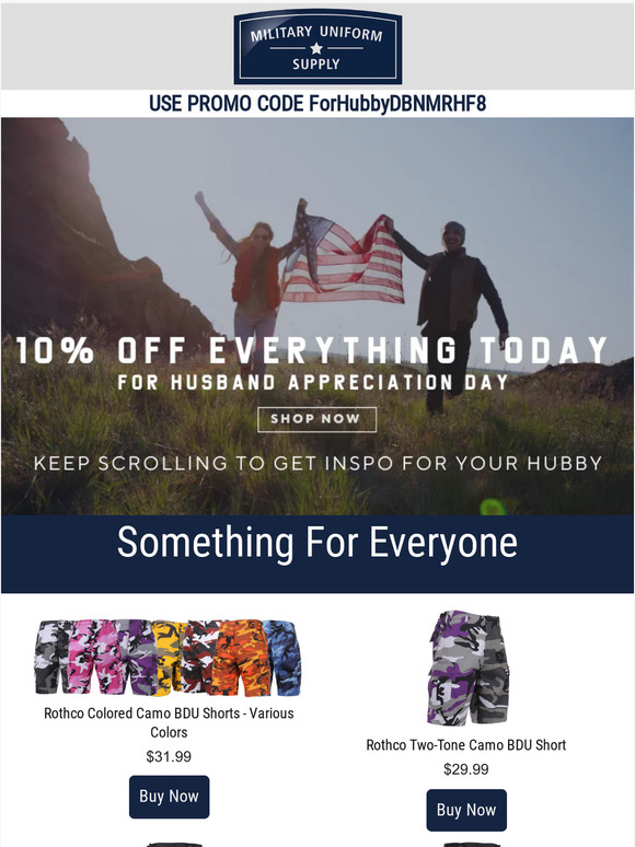 Last Chance to Show Your Hubby Some Love this Husband Appreciation Day