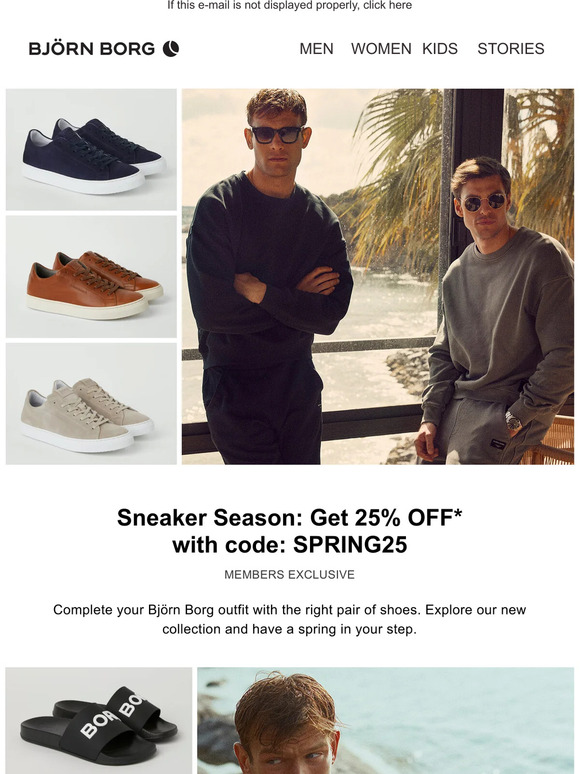 Sneaker season | Get 25% OFF 👟