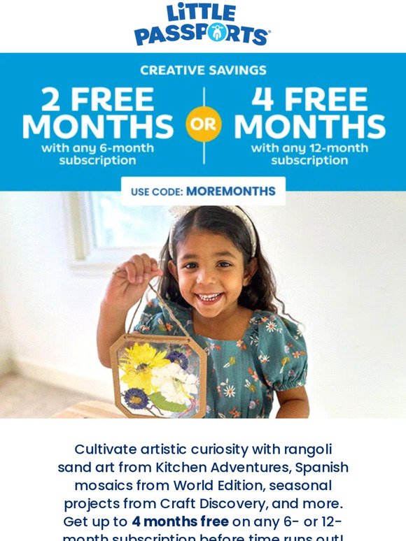 🧑‍🎨 Can’t-Miss Artistic Gifts! LAST CHANCE for Up to 4 Months Free! 🎨