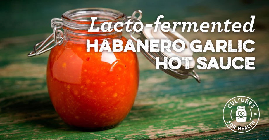 Habanero Garlic Hot Sauce