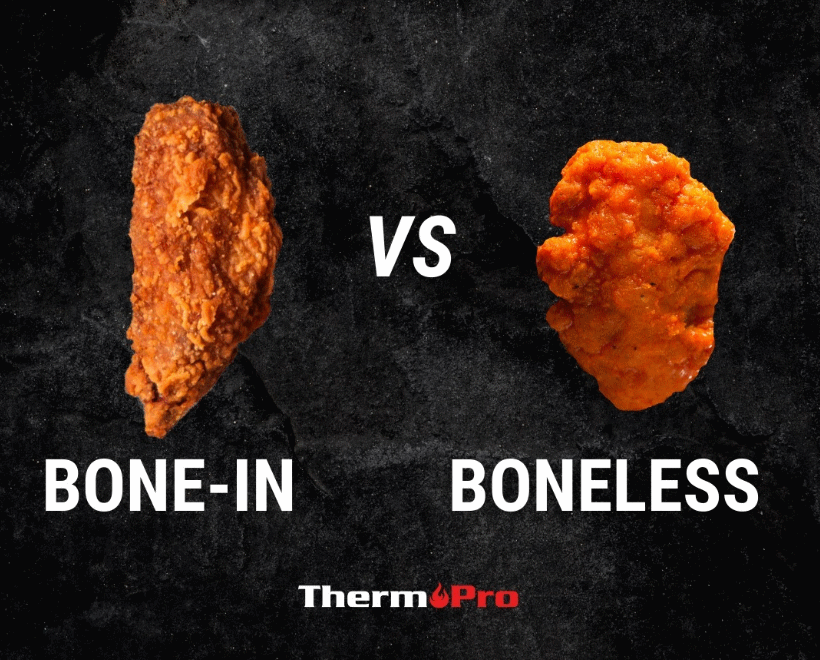 ThermoPro BoneIn vs Boneless Wings Learn the Difference Milled