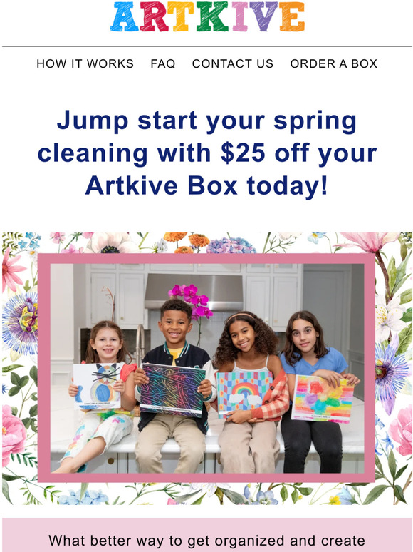 Get ahead on spring cleaning with Artkive!