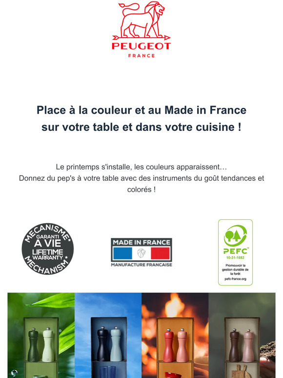 La couleur et le Made in France sur votre table !