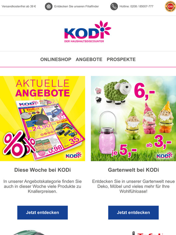 kodi: Diese Woche bei KODi - Sparen mit unseren Angeboten zu ...