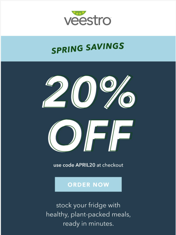 20% OFF | April showers bring savings flowers 💐