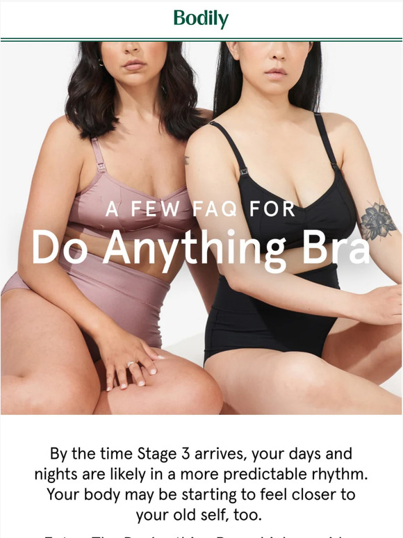 Questions on the Do Anything Bra?