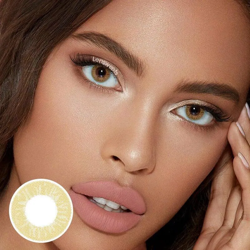 Sensual Hazel Prescription Monthly Colored Contacts