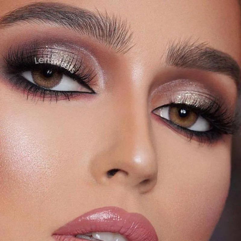 Glow Radiant Hazelnut Yearly Colored Contacts