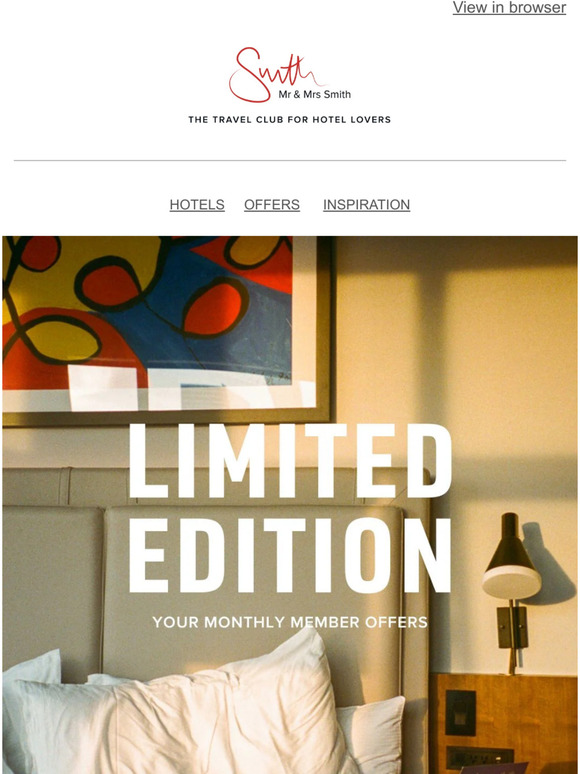 Limited Edition: 25% off an artsy SoHo stay and other vibrant offers