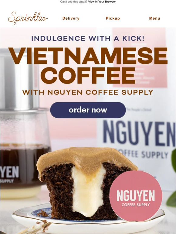 Sprinkles Flavor Drop! Vietnamese Coffee by Nguyen Coffee Supply Milled