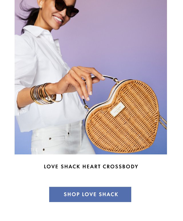 Kate Spade Love Shack Heart Crossbody Novelty Bag Saffiano Leather