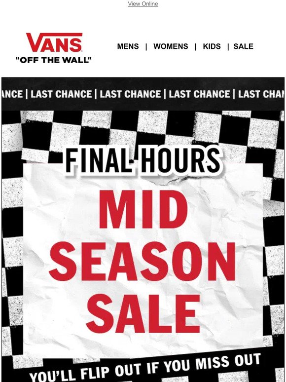 ⏰ Final Hours! Sale Ends Midnight.