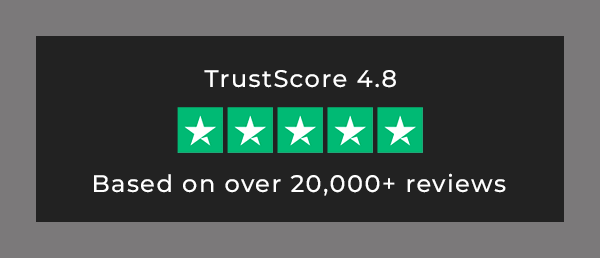 Rated 4.8* on TrustPilot