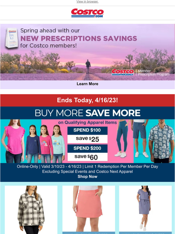 Costco Freshen Up Your Wardrobe with Our Spring Apparel Selection